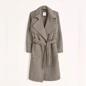 A&F Wool Blend Trench Coat